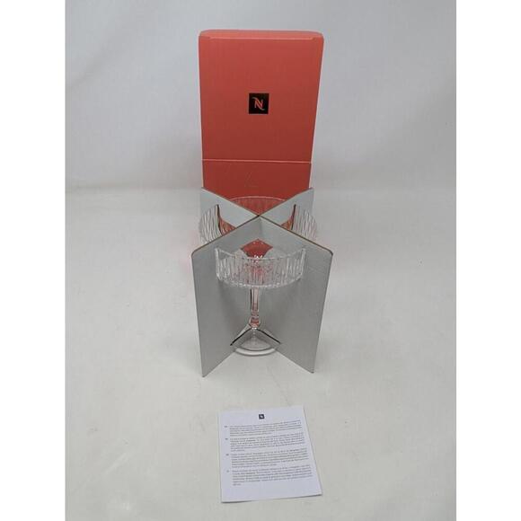 Nespresso  Barista Festive Espresso Martini Cocktail Glass/ Desert bowl BNIB - Picture 1 of 8